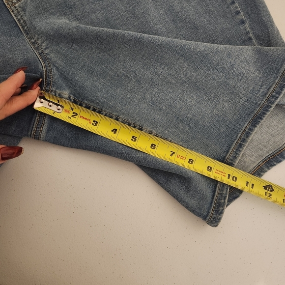 Penningtons Bermuda Jean Shorts Denim High Rise Size 22 New NWT Stretch Light - Picture 10 of 11